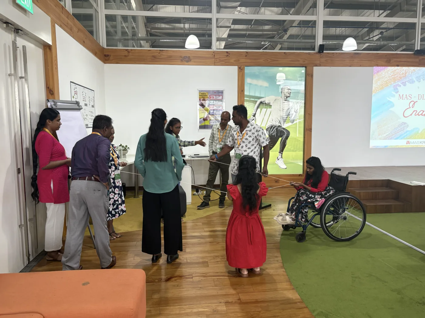 An Enabler Programme orientation session with participants